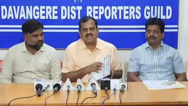 ದಾವಣಗೆರೆ: ಜನರನ್ನು ಎತ್ತಿಕಟ್ಟಿ ವಚನಾನಂದ ಶ್ರೀಗಳು ತಪ್ಪಿಸಿಕೊಳ್ಳಲು ಸಾಧ್ಯವಿಲ್ಲ: ನಗರದಲ್ಲಿ ಪಂಚಮಸಾಲಿ ಪೀಠದ ಟ್ರಸ್ಟಿ ಚಂದ್ರಶೇಖರ್ ಪೂಜಾರ್