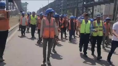 बारा: एनटीपीसी लोहगरा में मजदूरों ने धरना दिया, 8 घंटे ड्यूटी और वेतन वृद्धि की मांग की