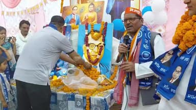 बाबा साहेब डॉ भीमराव अम्बेडकर जयंती पर पीडीए संकल्प समाजवादी मजदूर सभा बुलन्दशहर