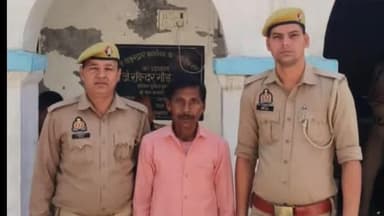 ठाकुरद्वारा: नई बस्ती पुराने सिनेमा के पीछे कोतवाली पुलिस ने वारंटी को किया गिरफ्तार