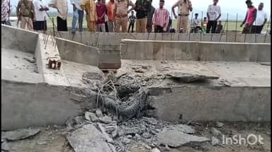 ধেমাজি: নিলখ দলঙত অঘটন, বিহু দিনাই নতুন বালিজান আৰু নিলখৰ নদীত নিৰ্মাণ হৈ থকা দলঙৰ গাডা খহি পৰিল তলত