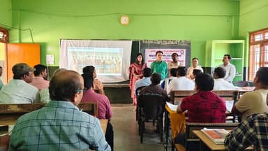 भारत की जनगणना 2027 के प्रथम चरण “मकान सूचीकरण एवं मकानों की गणना” के अंतर्गत आयोजित जनगणना सुपरवाइजर एवं प्रगणक प्रशिक्...