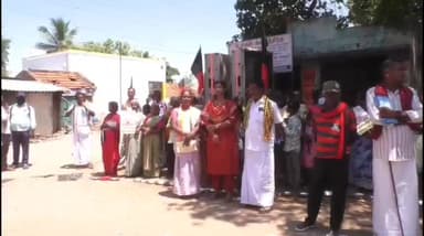 மணப்பாறை: வையம்பட்டி ஊராட்சி பகுதிகளில் தீவிர வாக்கு சேகரிப்பில் ஈடுபட்டார் திமுகவின் கூட்டணி கட்சியான மனிதநேய மக்கள் கட்சி வேட்பாளர்