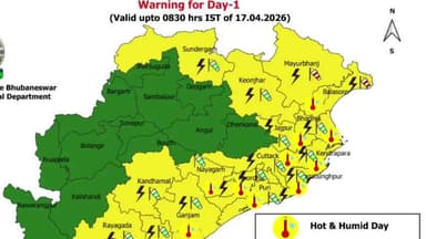 ବାରିପଦା ସଦର: ଜିଲ୍ଲାରେ ଆସନ୍ତା ୧୯ ଯାଏଁ ପବନ ବର୍ଷା ସହ ବଜ୍ରପାତ ହେବା ନେଇ ଆଞ୍ଚଳିକ ପାଣିପାଗ ବିଭାଗ ପକ୍ଷରୁ ୟୋଲ ୱାର୍ଣିଂ ଜାରୀ