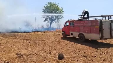 नारायणगंज: देवडोंगरी के जंगल में भीषण आग, 10 एकड़ से अधिक वन क्षेत्र खाक, वन विभाग की टीम नदारद