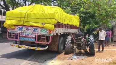 అశ్వారావుపేట: అశ్వారావుపేట జాతీయ రహదారిపై 4 వాహనాలు ఢీకొన్న ఘటనలు ఇద్దరు కార్మికులు మృతి,మరో ముగ్గురికి గాయాలు