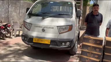 જૂનાગઢ: ઈવનગર નજીકથી ક્રાઈમ બ્રાન્ચે દારૂનો મોટો જથ્થો ઝડપી પાડ્યો એક ઝડપાયો, ચાર ફરાર