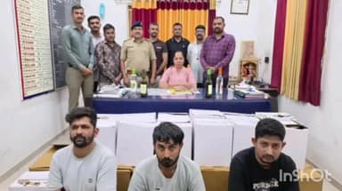 જૂનાગઢ: બગડું અને જામકા વિસ્તારમાંથી પોલીસે ₹7 લાખથી વધુનો વિદેશી દારૂ ઝડપી પાડ્યો