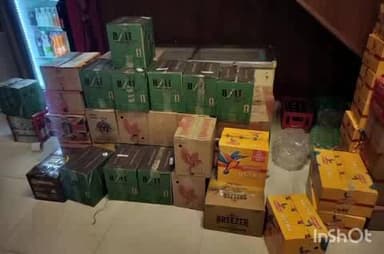 देवास नगर: देवास: आबकारी विभाग की कार्रवाई, शराब जब्त