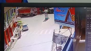 धर्मशाला रोड चैतडु चौंक पर तेज़ रफ़्तार का क़हर चालक सुरक्षित #himachalpradesh
