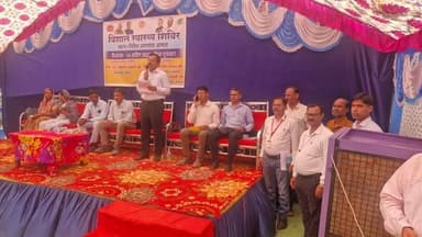 ➡️ सिविल अस्पताल आमला में आयोजित स्वास्थ्य शिविर में 795 मरीजों की हुई जांच
जनजातीय कार्य मंत्रालय भारत सरकार के माध्य...