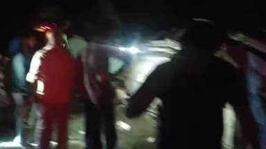 તળાજા: ફુલસર પાસે કારનો ભયાનક અકસ્માત, વાહનને ભારે નુકસાન