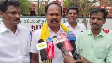 ஆலங்குடி: களப்பணி ஆற்றி மக்களின் தேவைகளை பூர்த்தி செய்வேன்.ஆலங்குடி கடைவீதியில் வாகை முன்னேற்ற சங்க தலைவர் புஷ்பராஜ் பேட்டி