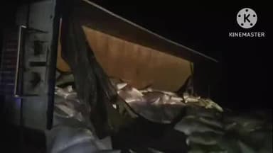 सोजत: सोजत के दातिया बालाजी के निकट मध्य रात्रि को नमक से भरा ट्रेलर अनियंत्रित होकर पलटा, दुर्घटना में चालक हुआ घायल