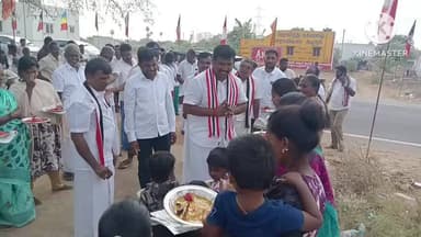 புகளூர்: முன்னூர் ஊராட்சி பகுதியில் அரவக்குறிச்சி தொகுதி அதிமுக வேட்பாளர் வாக்கு சேகரிப்பு