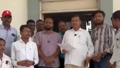 सांगोला: पत्रकार निखिल काटे यांच्यावर झालेला हल्ल्याचा करण्यात आला निषेध, सांगोला पोलीस ठाण्याला देण्यात आले निवेदन