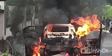 കോന്നി: പയ്യനാമൺ കുപ്പക്കര റോഡിൽ ഓടികൊണ്ടിരുന്ന കാർ കത്തി നശിച്ചു