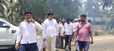 ಚನ್ನಪಟ್ಟಣ: ಇಗ್ಗಲೂರು ಗ್ರಾಮದಲ್ಲಿ ಸಿಸಿ ರಸ್ತೆ ಅಭಿವೃದ್ಧಿ ಕಾಮಗಾರಿಗೆ ಶಾಸಕ ಯೋಗೀಶ್ವರ್ ಗುದ್ದಲಿ ಪೂಜೆ