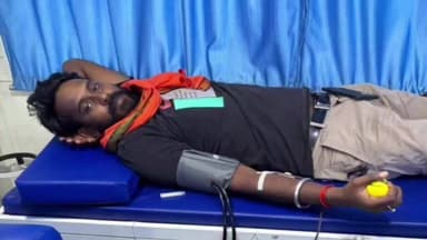 गोमिया: साड़म पश्चिमी पंचायत में रक्तदान शिविर का आयोजन