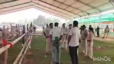 পান্ডুয়া: পান্ডুয়ায় অভিষেক বন্দ্যোপাধ্যায় সভাস্থল পরিদর্শন করলেন জেলা পুলিশ গ্রামীণের পুলিশ সুপার