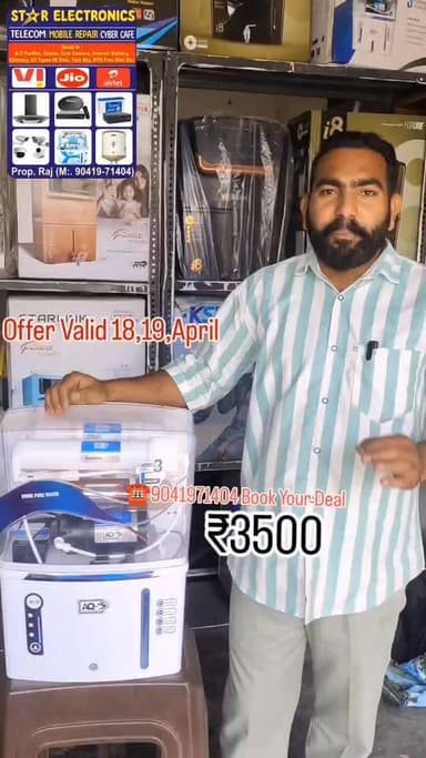 R.o Purifier Offer Rs. 3500 Only 1 Year Warranty on Pump And Smps Only Call ☎️9041971404
#thefashionpointdinanagar #Puri...