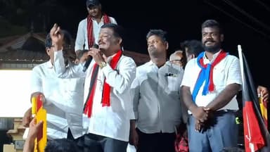 காஞ்சிபுரம்: கீழம்பி பகுதியில் திமுக வேட்பாளரை ஆதரித்து பிரச்சார பொதுக்கூட்டம் நடைபெற்றது