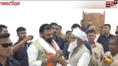 सम्मान समारोह में मुस्लिम व्यक्ति ने सम्राट चौधरी को टोपी पहनाने की कोशिश की, फिर देखिए सम्राट चौधरी ने क्या किया... #de...