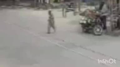 सोनीपत: सोनीपत में बाइक ने बुजुर्ग महिला को टक्कर मारी, सीसीटीवी वीडियो आया सामने