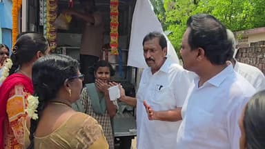 ఆలమూరులో స్వచ్ఛ రథాన్ని ప్రారంభించిన ఎమ్మెల్యే బండారు సత్యానందరావు