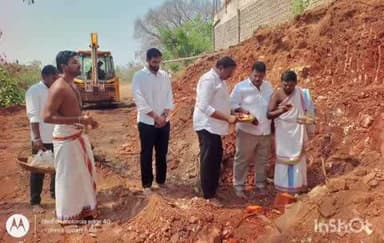 బిజినేపల్లి: వట్టెం దేవస్థానంలో అన్నదాన సత్రం అదనపు గదుల నిర్మాణానికి శంకుస్థాపన