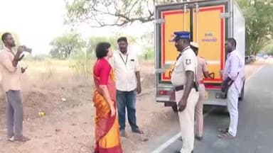 ஆற்காடு: கலவை மற்றும் திமிரி ஆகிய பகுதிகளில் பறக்கும் படையினரின் வாகன சோதனையை மாவட்ட தேர்தல் அலுவலர் ஆய்வு மேற்கொண்டார்