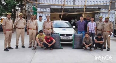 रॉबर्ट्सगंज: रॉबर्ट्सगंज पुलिस ने 51 किलो 785 ग्राम गांजा किया बरामद, 4 आरोपियों को किया गिरफ्तार, कीमत 16 लाख रुपए बताई गई