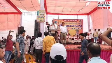 मंडलाना/नारनौल में शहीद सिपाही ओमप्रकाश यादव की प्रतिमा अनावरण #डॉ अभय सिंह यादव पूर्व सिंचाई मंत्री