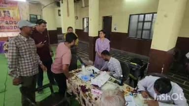 राजनांदगांव: शहर के श्री परशुराम भवन में श्री परशुराम जन्मोत्सव के अवसर पर शिविर का आयोजन किया गया