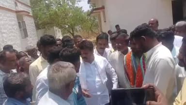 ರಾಯಚೂರು: ಕಮಾನು ಕುಸಿತ ದುರಂತ: ರಾಯಚೂರು ಗ್ರಾಮಾಂತರ ಶಾಸಕರಿಂದ ಕುಟುಂಬಸ್ಥರಿಗೆ ಸಾಂತ್ವಾನ