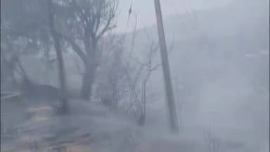 ദേവികുളം: മറയൂർ മലനിരകളിൽ പടർന്ന് പിടിച്ച് കാട്ടുതീ, അഞ്ചുനാട് കോളേജ് ഓഫ് അപ്ലൈഡ് സയൻസസ് ക്യാമ്പസിൽ വ്യാപക നാശനഷ്ടം