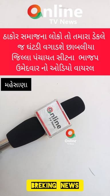 ઠાકોર સમાજના લોકો તો તમારા ડેકલે ઘંટડી વગાડશે