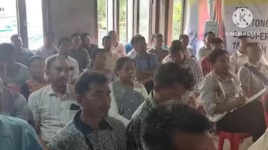 ডিফু: ডিফু বিধানসভা সমষ্টিৰ বিৰোধী মিত্ৰজোঁটৰ প্ৰাৰ্থী APHLCৰ জে আই কাথাৰৰ উপস্থিতিত ডিফু অনুষ্ঠিত হয় এখন দলীয় সভা