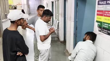 डूंगरपुर: उदयपुर जिले के खेरवाड़ा टोल प्लाजा के निकट शनिवार को बाइक सवार दंपति सड़क हादसे का शिकार हुए