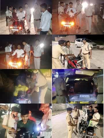 पुलिस_अधीक्षक, कटिहार के निर्देशानुसार अपराध की रोकथाम एवं सुरक्षा व्यवस्था बनाए रखने हेतु #कटिहार_पुलिस द्वारा सभी थाना क्षेत्रों में सघन वाहन जाँच अभियान चलाया जा रहा है।