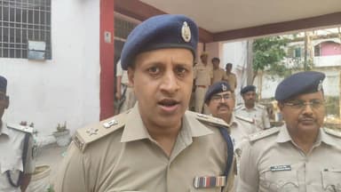 बेलागंज मे एसएसपी ने निर्देशित करते हुए ओव/र/लो/ड वाहन पर का/र्र/वाई करने का दिया निर्देश