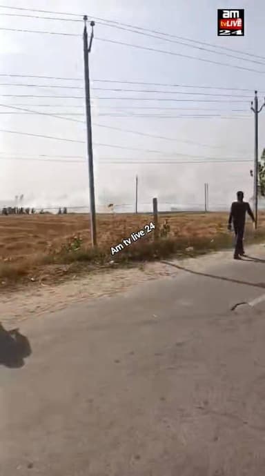 ਜਲਾਲਾਬਾਦ ਦੇ ਪਿੰਡ ਬੁੱਧੋ ਕੇ ਲੱਗੀ ਕਣਕ ਨੂੰ ਅੱਗ