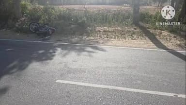 अटेली: अटेली-कनीना रोड पर सड़क हादसे में किसान की मौत, तेज रफ्तार गाड़ी ने बाइक को मारी टक्कर