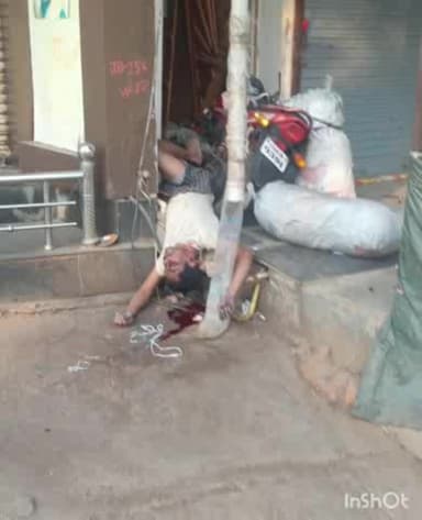 नगरी: नगरी में कोयला लेकर लौट रहा बाइक सवार दुकान में घुसा, चालक गंभीर रूप से घायल