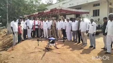 వికారాబాద్: కుల్కచర్ల మండల కేంద్రంలో డ్రోన్ ప్రారంభోత్సవంలో ఎమ్మెల్యే రామ్మోహన్ రెడ్డికి గాయాలు