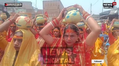 देवरी प्रखंड स्थित लिलैया गांव में महायज्ञ और हनुमत प्रतिष्ठा के लिए सुहागिन महिलाओं व कन्याओं ने भव्य क्लश यात्रा #view...