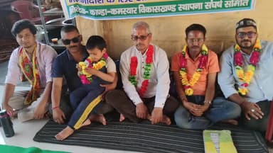 कांडा: कांडा में 28वें दिन भी ब्लांक की मांग को लेकर महातपस्या जारी, सुरेश रावत और प्रकाश कांडपाल ने आंदोलन को दिया समर्थन