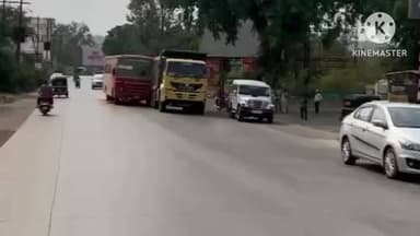 मुळशी: भुकूम येथील वृंदावन हॉटेल समोर एसटी बस आणि डंपरचा अपघात