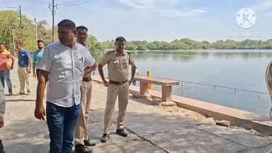 पाली: लखोटिया तालाब के निकट लावारिस मिली बाइक की सूचना पर पुलिस पहुंची, बुलाए गए गोताखोरों ने नहीं पाया कोई युवक