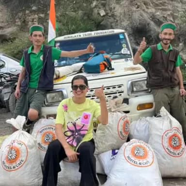 टापरी: हिमालयन ट्राइब फाउंडेशन के कार्यकर्ताओं ने युला कांडा में की सफाई